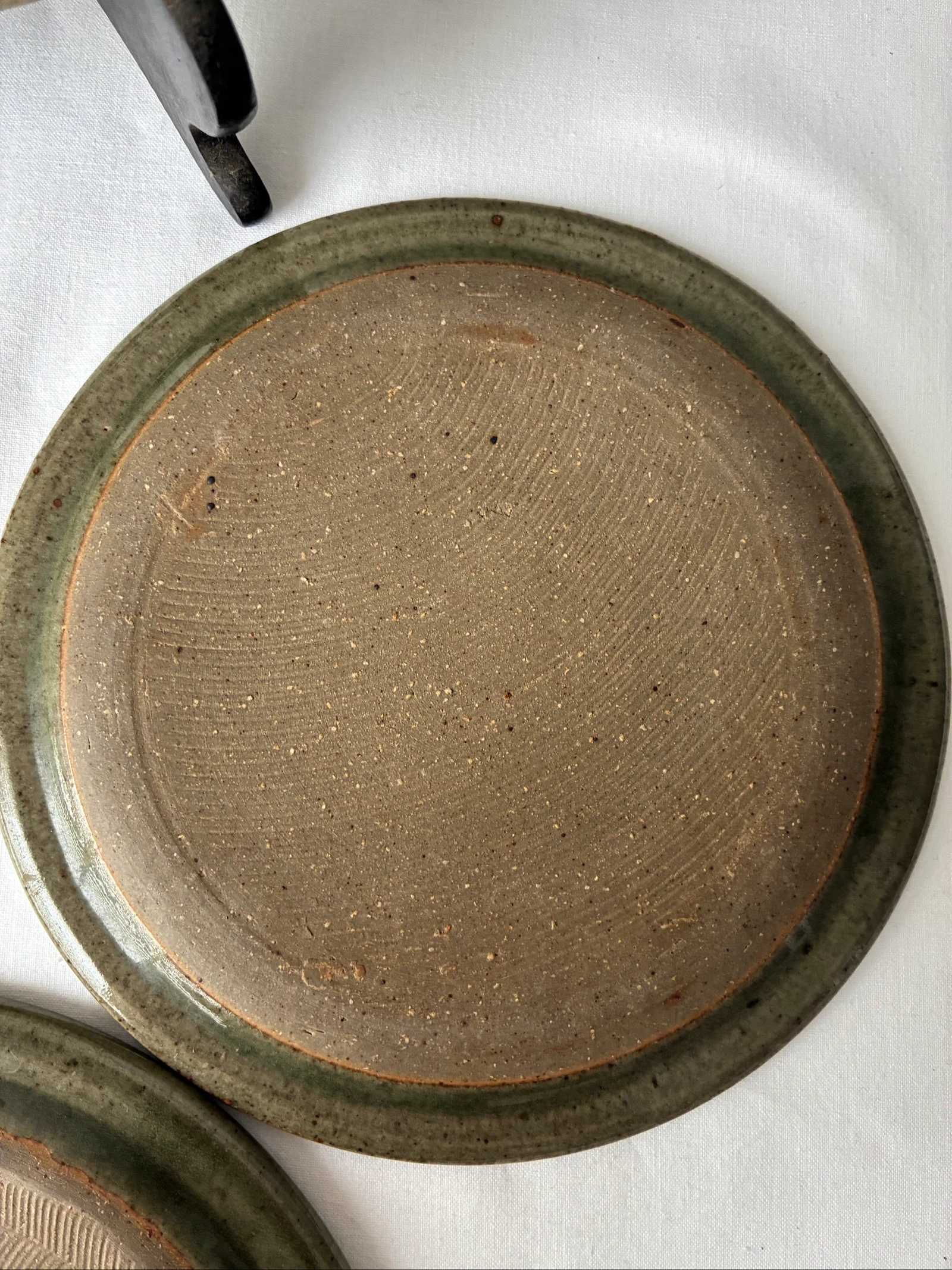 Vintage Studio Pottery Keramiek Service - 4 pièces - Vert/Brun – photo 10